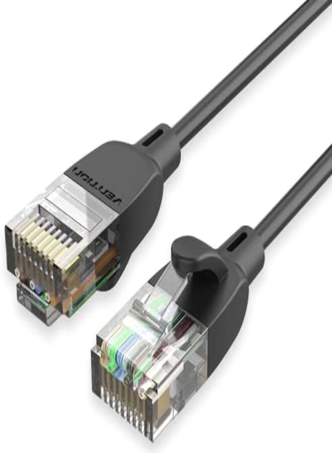Vention cat.6a Utp Patch Cable 3m Black Slim Type